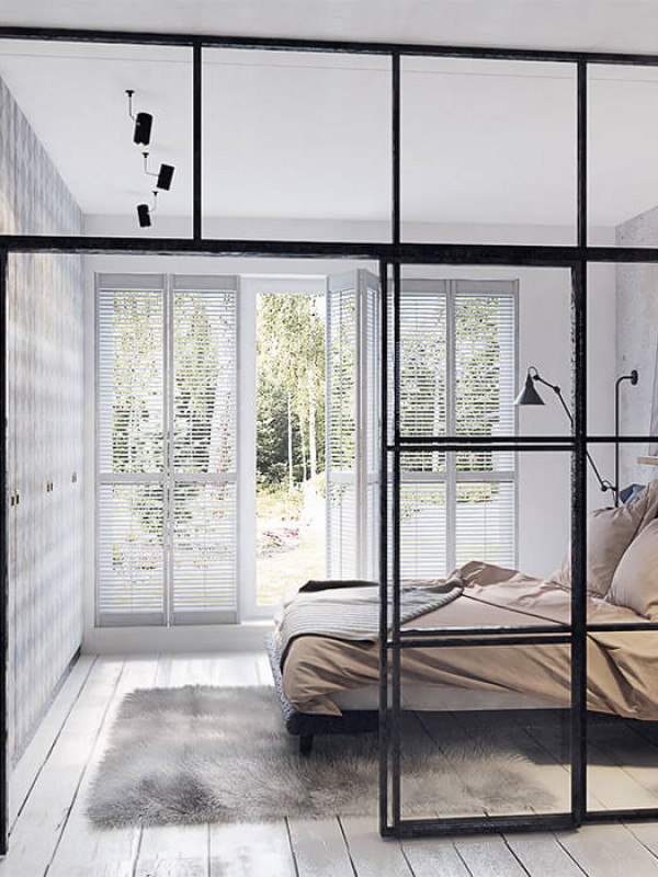 Стационарные перегородки с распашной дверью от 20000 руб. за кв.м.